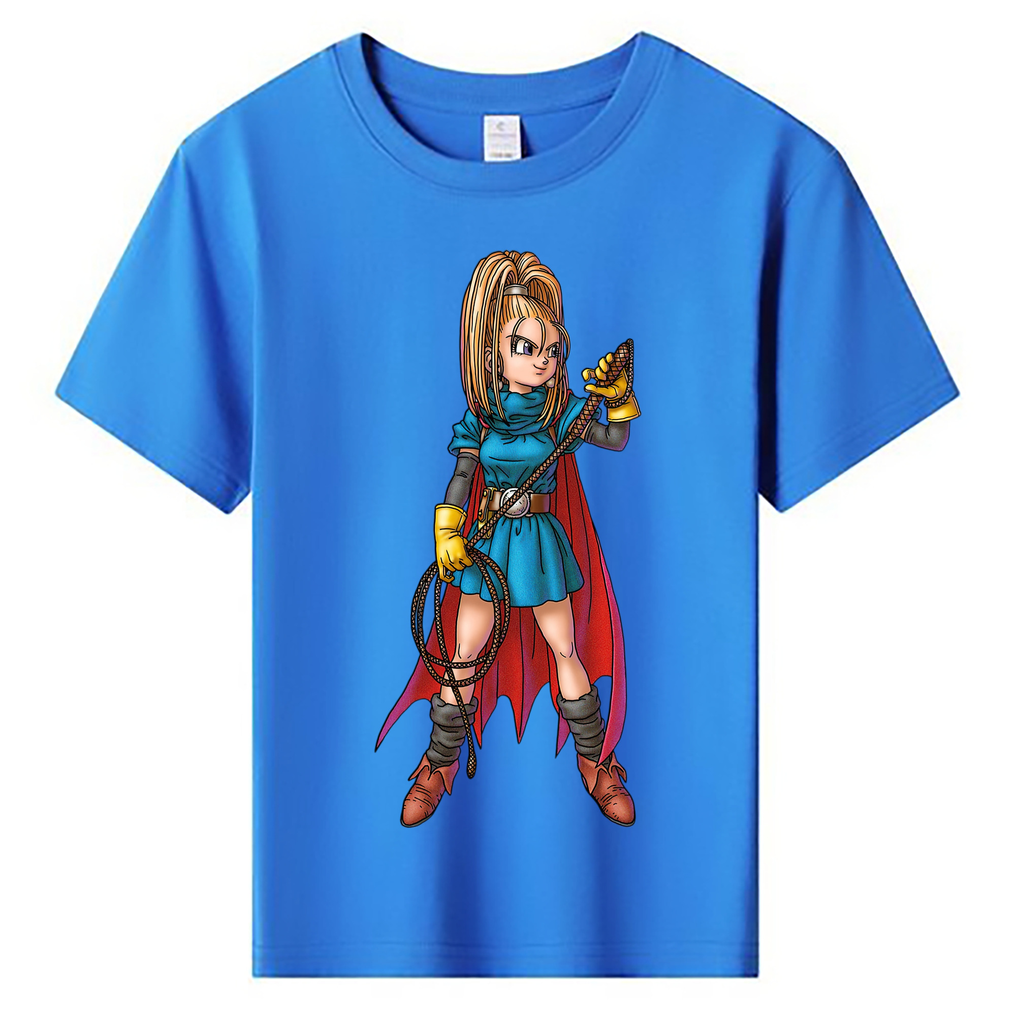 （画像用） ドラゴンクエスト Doragon Kuesuto Dragon Quest 綿100％キッズTシャツ（フロントプリント）